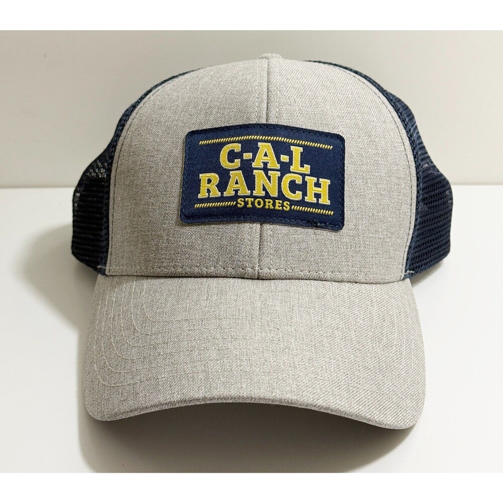 Cal Ranch Stores Gray Blue Truckers‎ Hat Cap